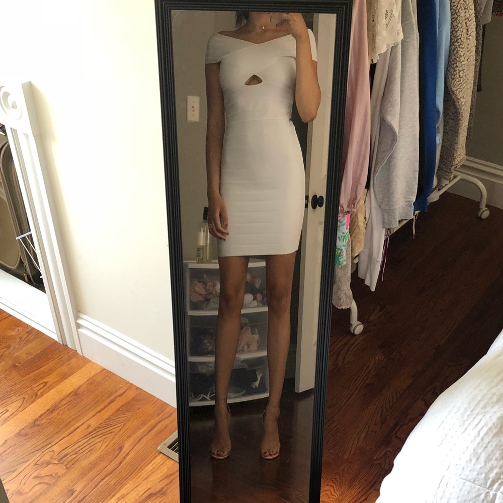 bebe white dress *STILL FOR SALE!!*